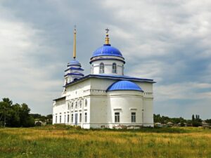 Церковь Неопалимая Купина в селе Сухая Берёзовка Воронежской области
